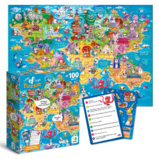 Пазл Шукай та знаходь Світ пінгвінів 300670 DoDo 100 елементів 33х47 см Dodo