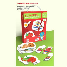 Пазли 88680 45 елементів вивчення англійської 15 карток