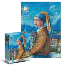 Пазл Easy-L Дівчина з перловою сережкою 500 елементів в коробці DoDo Dodo