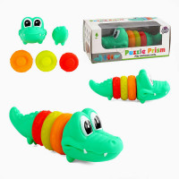 Пірамідка XQ 9934 A “Крокодил” гумова 5 елементів