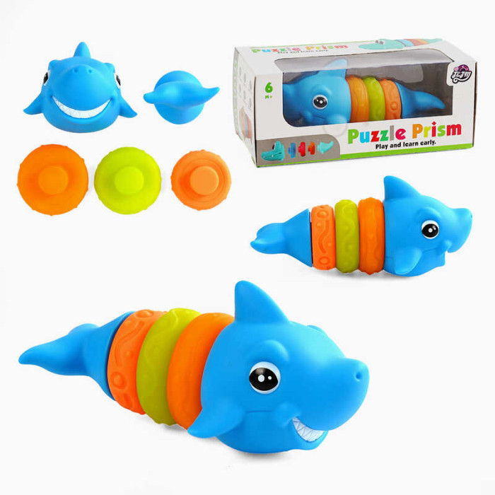 Пірамідка XQ 9934 B “Акула” гумова 5 елементів