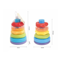 Пірамідка 617-49 брязкальце висота 17 см в сітці