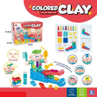 Тісто для ліплення 461 екструдер тісто у 8ми кольорах змінні насадки ножиці фігурні форми в коробці