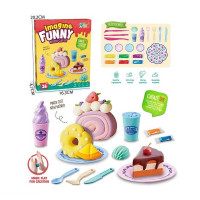 Тесто для лепки S 2588 6 цветов теста приборы формочки