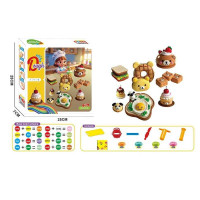 Тісто для ліплення 9029 екструдер 4 кольори тіста фігурні форми ніж в коробці