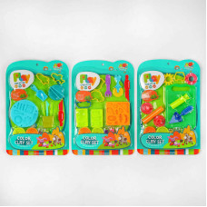 Тісто для ліплення 5838-160 161162 3 види 5 кольорів аксесуари на листі