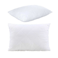 Подушка Сімейна 3010039 стьоб мікрофібра силіконізоване волокно 40*60 см біла Homefort Homefort