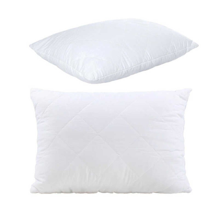 Подушка Сімейна 3010039 стьоб мікрофібра силіконізоване волокно 40*60 см біла Homefort Homefort