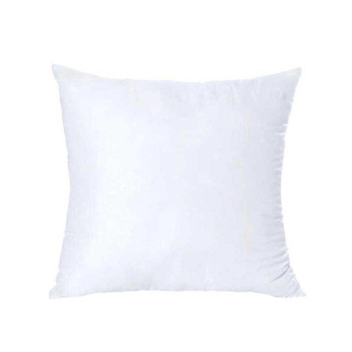 Подушка Білосніжка 3010074 мікрофібра силіконізоване волокно блискавка 70*70см біла Homefort Homefort