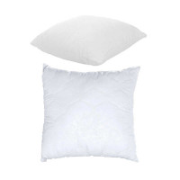 Подушка Сімейна 3010009 стьоб мікрофібра силіконізоване волокно 40*40 см біла Homefort Homefort