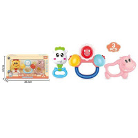 Набір брязкалець BM 4300-3 3 штуки прорізувач в коробці для малюків