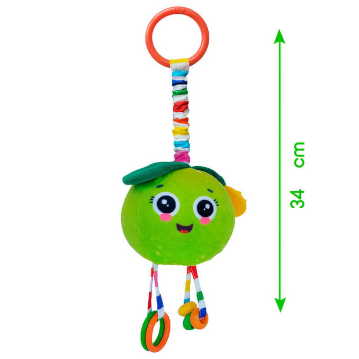 Бряцалка-подвеска МС 110604-19 Яблоко Масик Масік