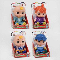 Пупс музичний 3666-146 4 види звук фрази англійською мовою колискова