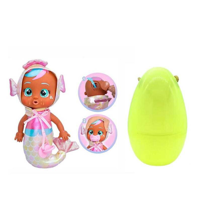 Пупс TK 2299 висота 27 см музичний чип м'якотілий плаче водою пустушка в боксі