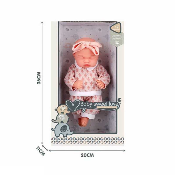 Пупс S 012-9 B 28 см гумовий