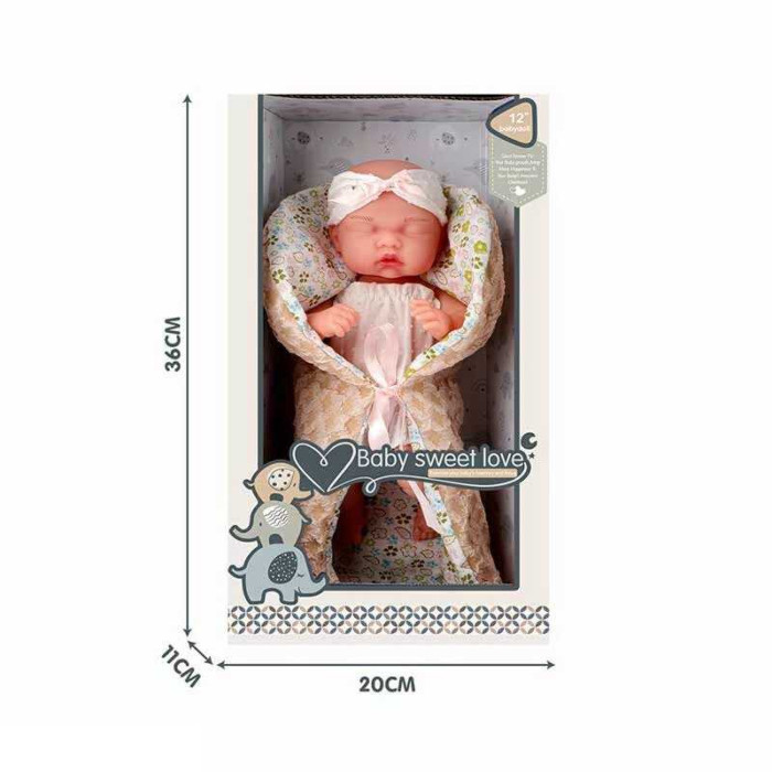 Пупс S 012-3 B 30 см гумовий