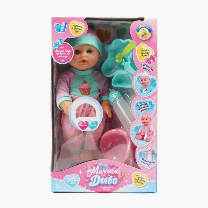 Пупс функціональний UKA-A 0940-9 WToys ОЗВУЧУВАННЯ УКРАЇНСЬКОЮ МОВОЮ WToys