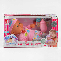 Пупс 9269 (36) м`якотілий музичний чіп 10 звукових ефектів пляшечка у коробці