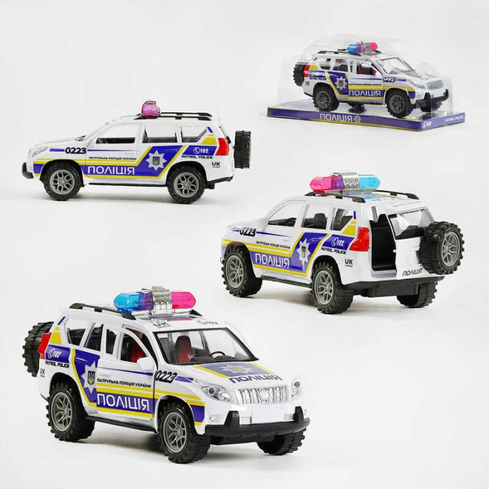 Джип Поліція України TK- 0223 TK Group інерційний механізм відчиняються двері та багажник в слюді TK Group