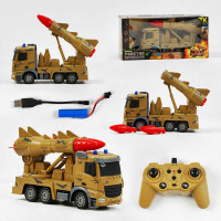 Машина на радіокеруванні TK - 266-50 TK Group військова техніка звук стріляння акум 37 V пульт 24 GHz TK Group