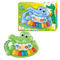 Пианино музыкальное 87270 WToys ЗВУЧАНИЕ НА УКРАИНСКОМ ЯЗЫКЕ музыкальные ноты цифры мелодии песни подсветка WToys