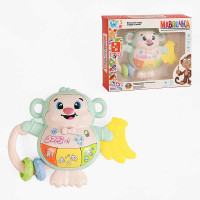 Музична мавпочка 59966 WToys ОЗВУЧУВАННЯ УКР МОВОЮ прорізувач пальчикова гра підсвіч цифри ноти казки пісні звуки WToys
