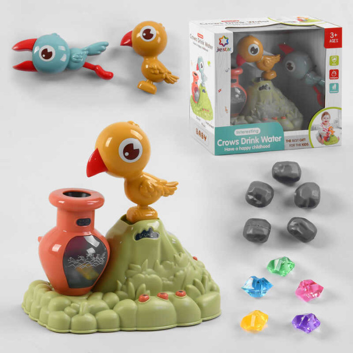Музыкальная игра 25876 Е Напитки птичка 2 птички мелодии звуки подсветка кувшина