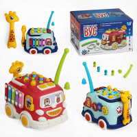 Развивающий Бус 28140 WToys ОСВУЧЕНИЕ УКРАИНСКИМ ЯЗЫКОМ свет сказки песни подвижные шестерни магнитная рыбалка каталка WToys