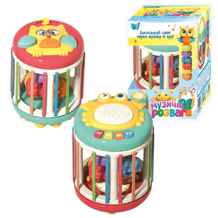 Музична гра 42766 WToys для дітей озвучена українською з підсвічуванням