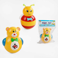 Неваляшка музична 63996379А6523 4 види світло звук в пакеті