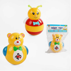 Неваляшка музична 63996379А6523 4 види світло звук в пакеті