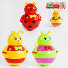 Неваляшка 6004 60056006 3 види комашка світло звук у пакеті