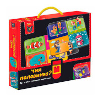 Гра розвиваюча Чия половинка з пластиковими картками - VT1302-30 укр Vladi Toys Vladi Toys