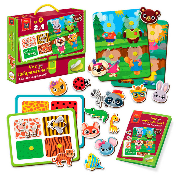 Игра с липучками Чей окрас VT 1310-06 Vladi Toys