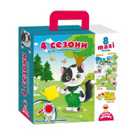 Гра настільна Пазл з липучками 4 сезони для дітей VT2907-04 Vladi Toys