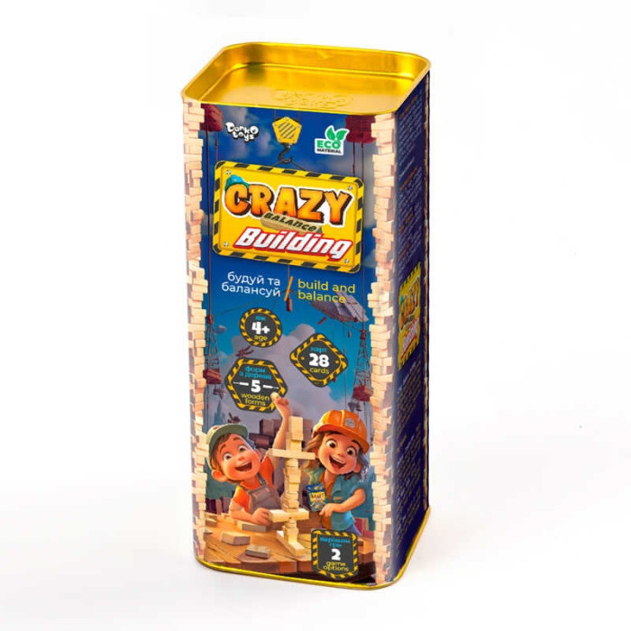 Розвиваюча настільна гра Crazy Balance Building CBB-01 (6) Danko Toys