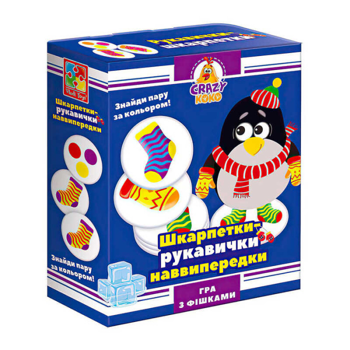 Гра настільна розважальна Crazy Koko Шкарпетки-рукавичка VT8025-05 Vladi Toys Vladi Toys