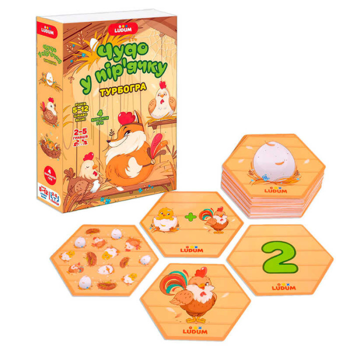 Гра настільна Чудо у пір'ячку LG2045-57 Ludum Ludum