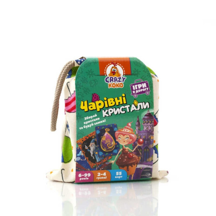 Гра настільна Чарівні кристали VT8077-12 Vladi Toys 55 карт у мішку Vladi Toys