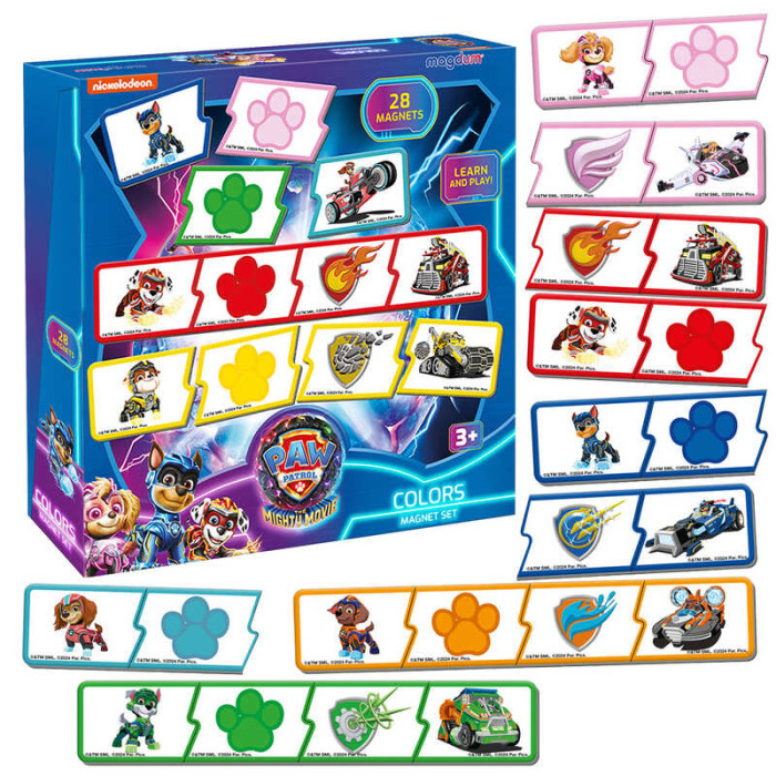 Набір магнітів ML 4034-21 Щенячий патрульКольори Magdum 30 магнітів Magdum