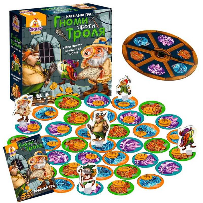 Гра настільна розважальна Гноми проти троля VT 8055-36 Vladi Toys Vladi Toys
