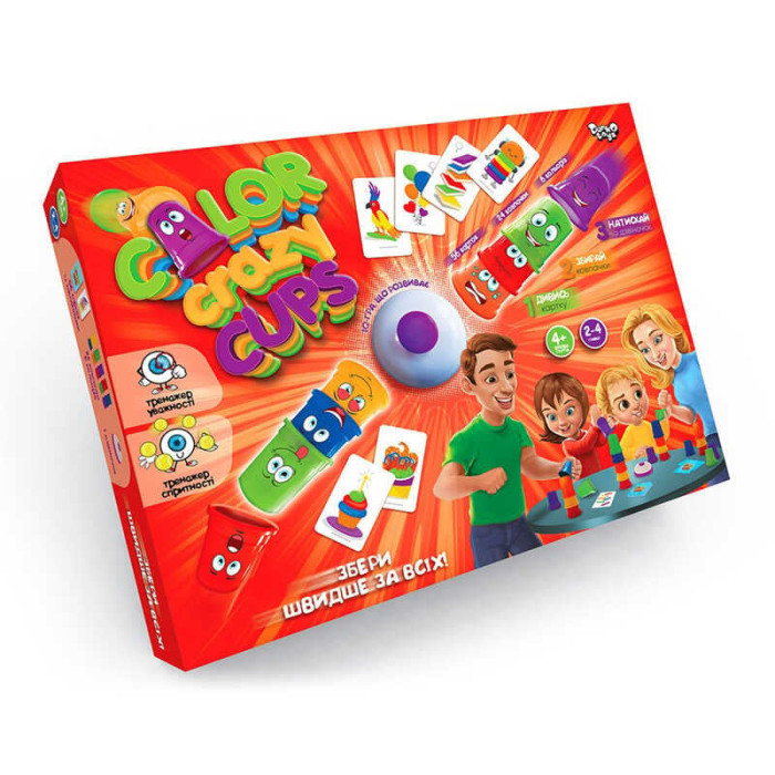 Настільна гра Color Crazy Cups CCC-01-01U УКР (5) Danko Toys