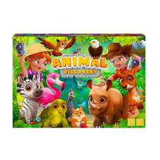 Настільна розважальна гра Animal Discovery G-AD-01-01U УКР (10) Danko Toys