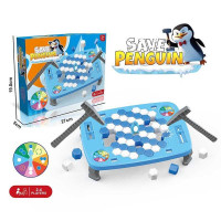 Настільна гра 1125 платформа-столик пінгвін 2 молоточки в коробці