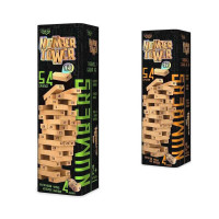 Розвиваюча настільна гра NUMBER TOWER (укр) NT-01U (6) Danko Toys