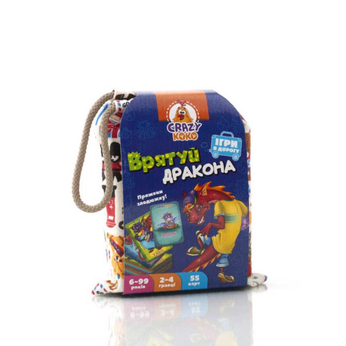 Настольная игра Спасите дракона от Vladi Toys с 55 картами в мешочке Vladi Toys
