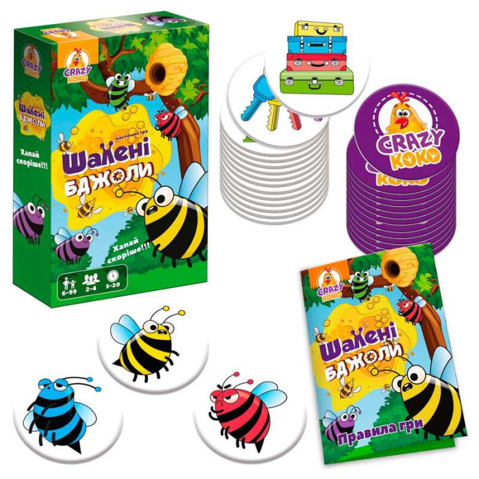 Гра настільна розважальна Шалені бджоли від Vladi Toys (VT8077-06) Vladi Toys