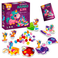Гра настільна маршрутна для дітей Алмаз бум єдиноріжки VT 8055-31 Vladi Toys