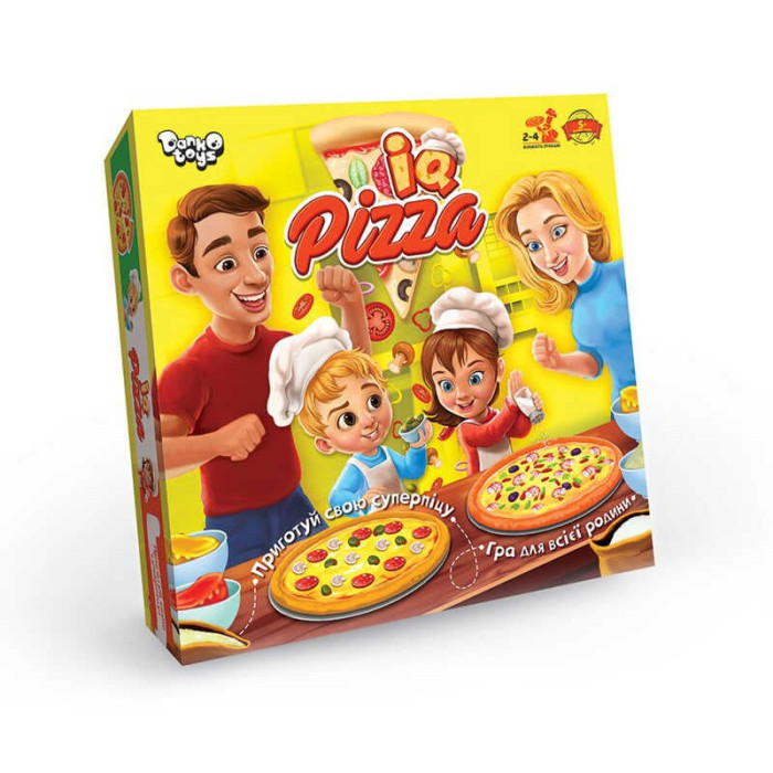 Развивающая настольная игра Danko Toys IQ Pizza (G-IP-01U)