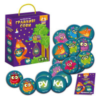 Гра настільна для дітей Гра Бачу слово! Грайливі сови - VT 8033-08 Vladi Toys